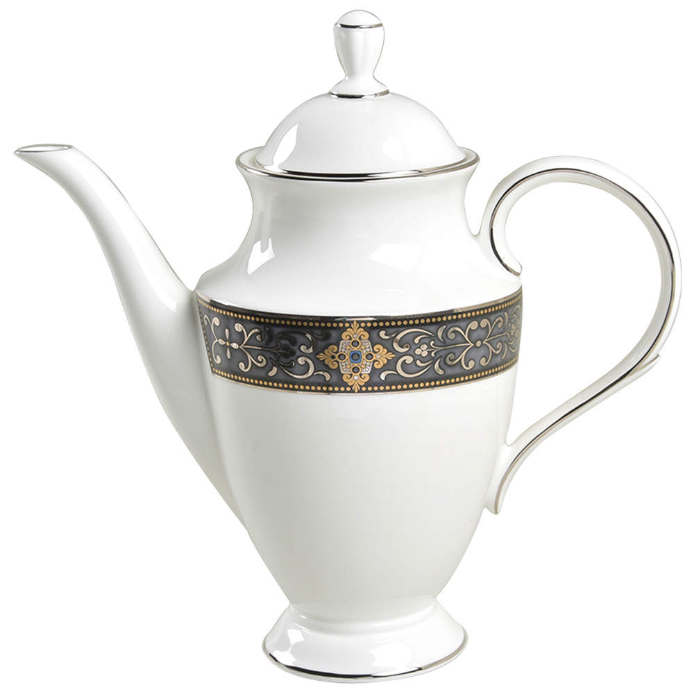 Vintage Jewel Coffee Pot & Lid by Lenox-1