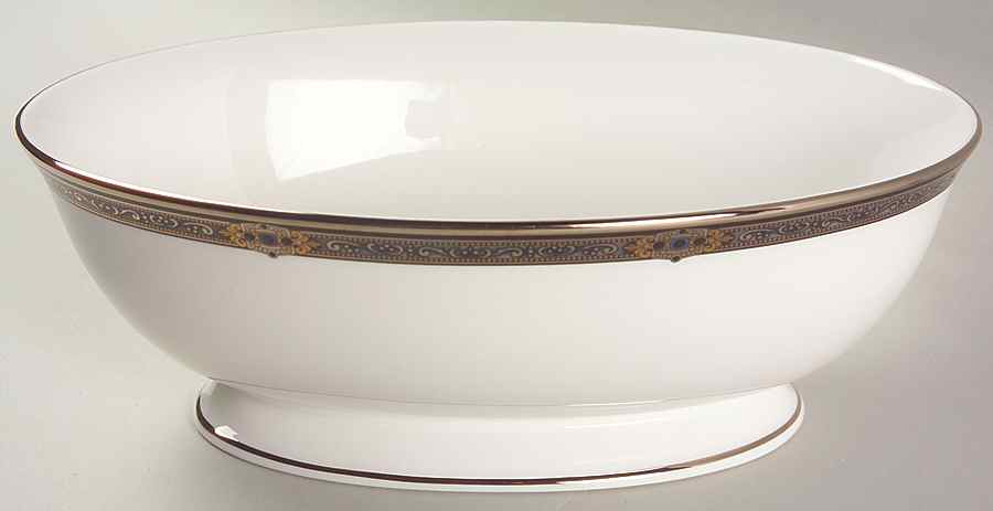Vintage Jewel 9" Oval Vegetable Bowl by Lenox-1