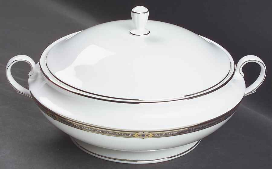 Vintage Jewel Round Covered Vegetable by Lenox-1