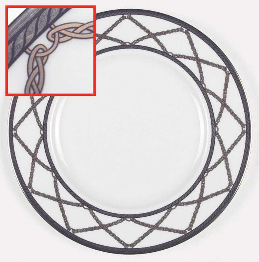 Braided Elegance Accent Luncheon Plate by Lenox-1