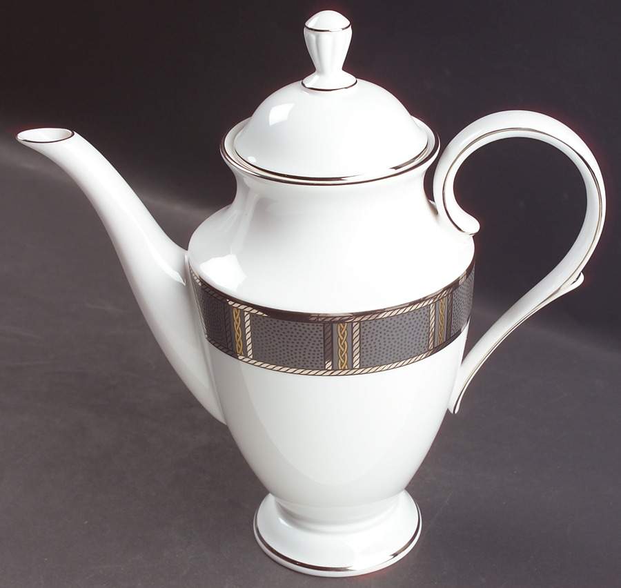 Braided Elegance Coffee Pot & Lid by Lenox-1