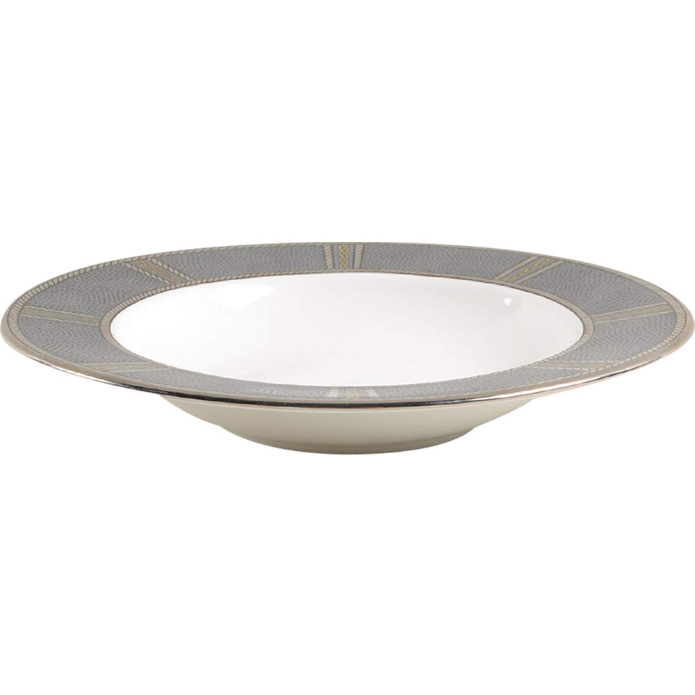 Braided Elegance Rim Soup Bowl by Lenox-1