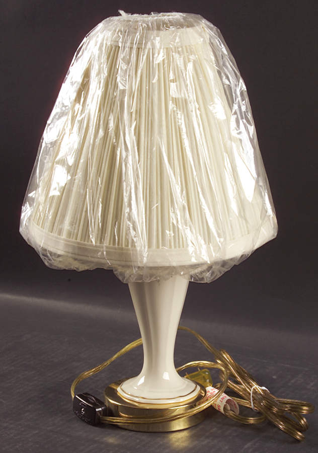 Petite Rose 12" Electric Lamp & Shade by Lenox-1