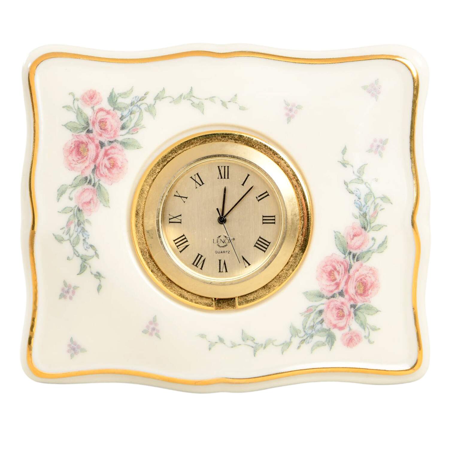 Petite Rose Quartz Clock by Lenox-1