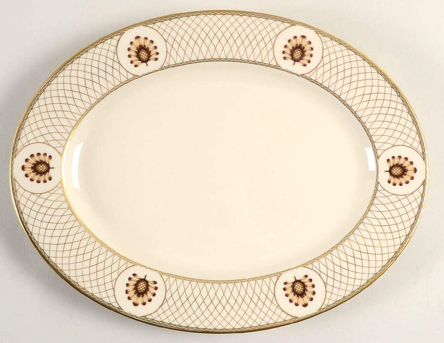 Colin Cowie Au Courant 13" Oval Serving Platter by Lenox-1