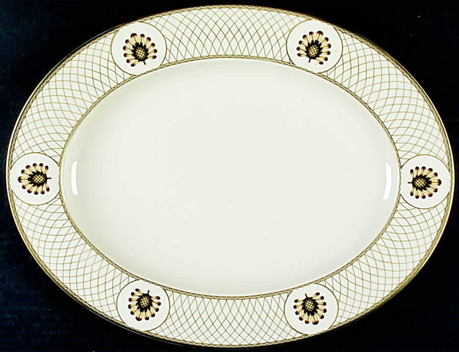 Colin Cowie Au Courant 16" Oval Serving Platter by Lenox-1