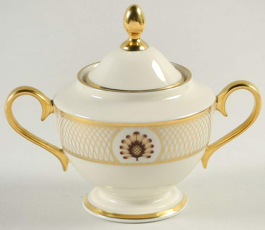 Colin Cowie Au Courant Sugar Bowl & Lid by Lenox-1