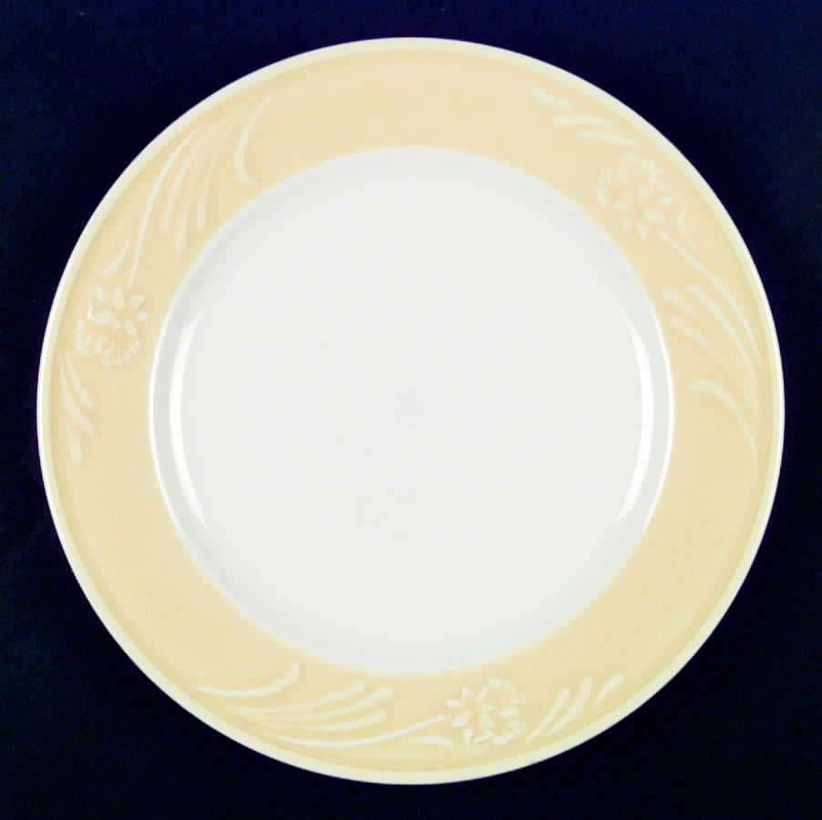 Poppies Rainbow Yellow Dinner Plate by Lenox-1