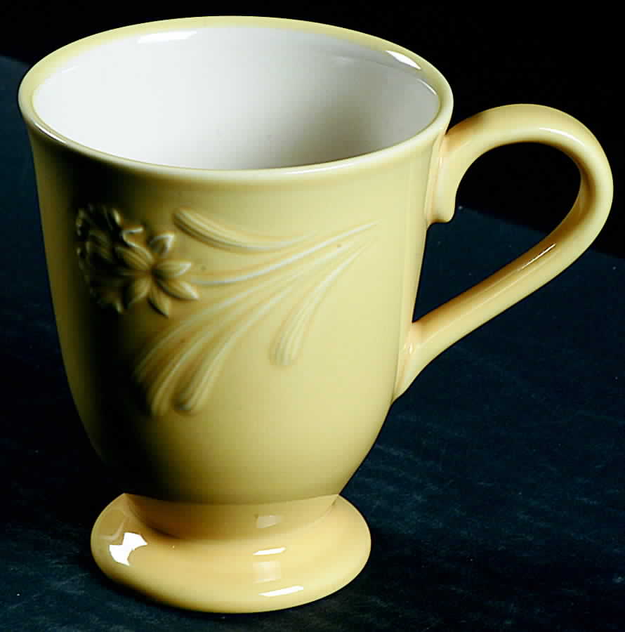 Poppies Rainbow Yellow Mug by Lenox-1