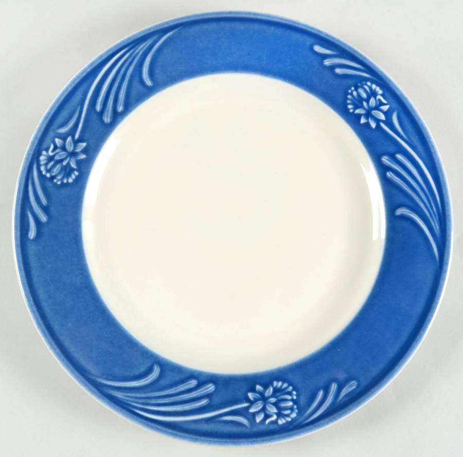 Poppies Rainbow Blue Dinner Plate by Lenox-1