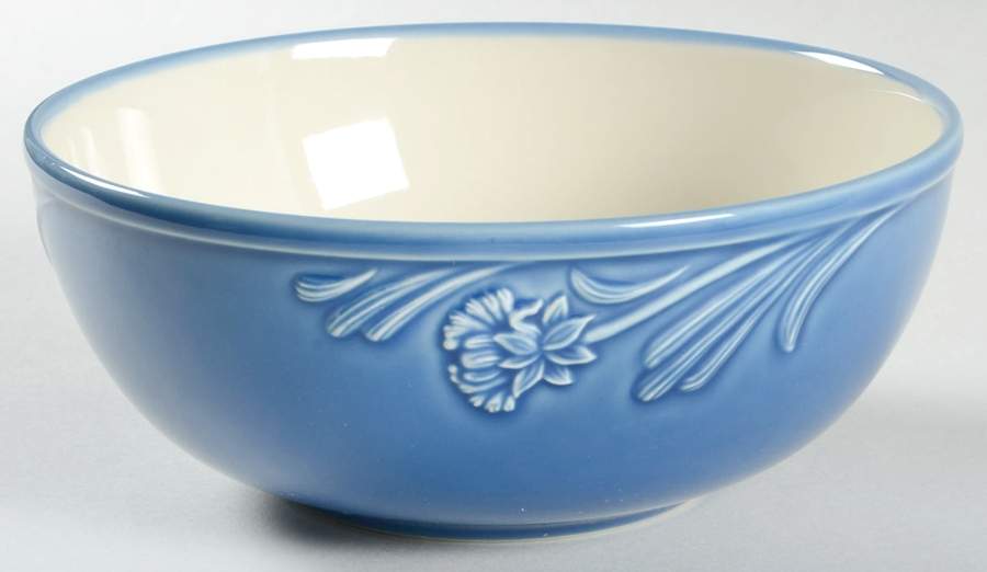 Poppies Rainbow Blue 7" All Purpose Bowl by Lenox-1