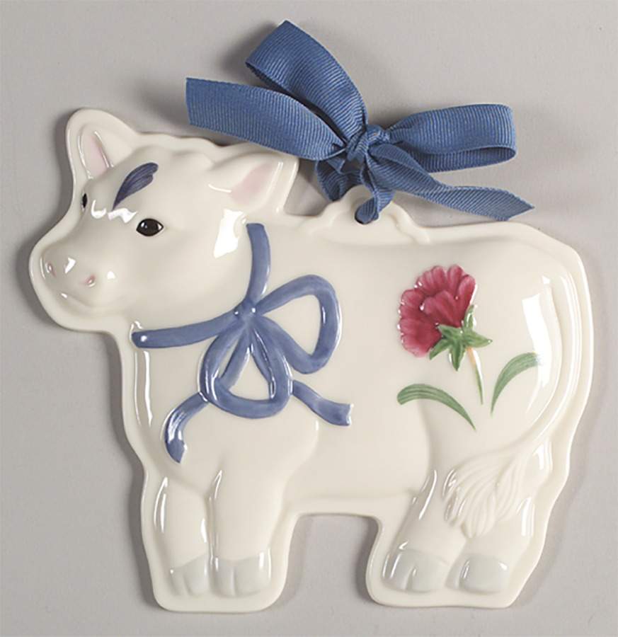 Poppies Barnyard Wall Plaque Cookie Mold/Press by Lenox-1