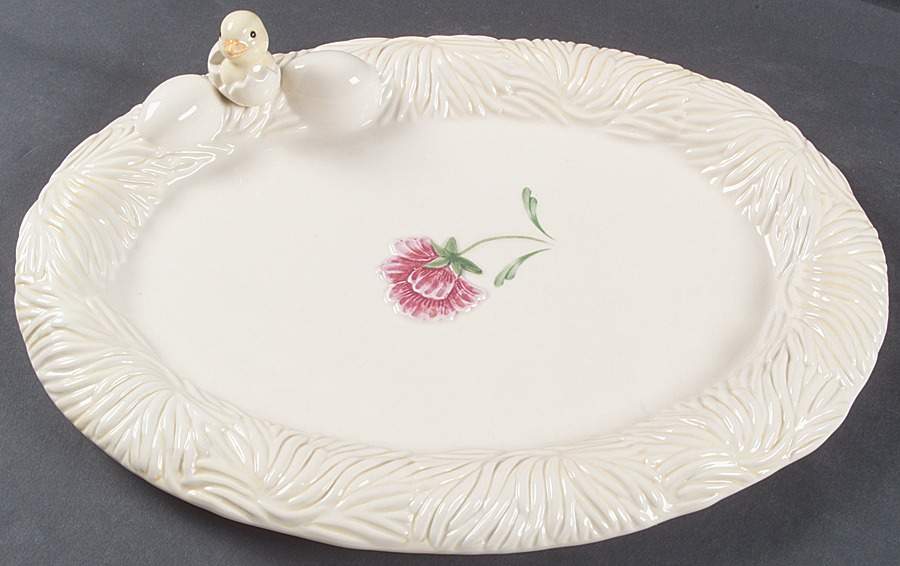 Poppies Barnyard 15" Oval Serving Platter by Lenox-1