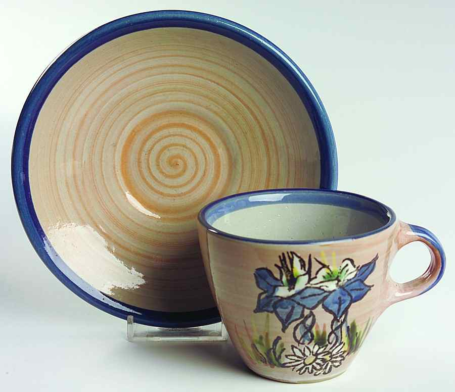LOU3 Flat Cup & Saucer Set by Louisville-1