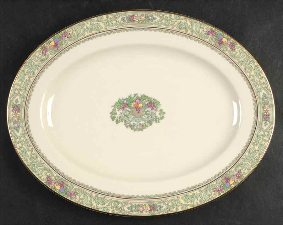 Spring Bounty 13" Oval Serving Platter by Lenox-1