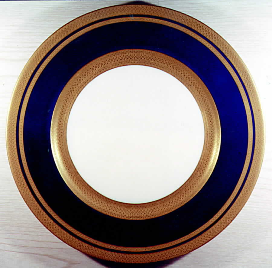 V24b Cobalt Blue (Smooth) Dinner Plate by Lenox-1