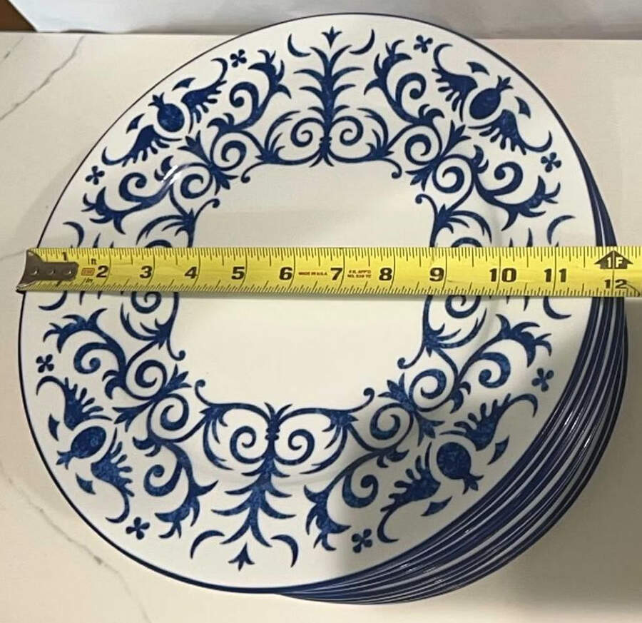 Festival White Service Plate (Charger) by Laure Japy-1