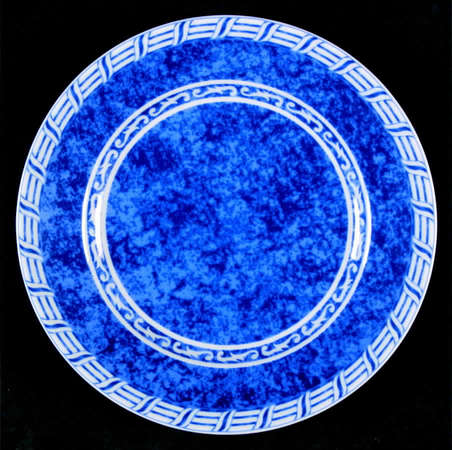 Festival Blue Bread & Butter Plate by Laure Japy-1