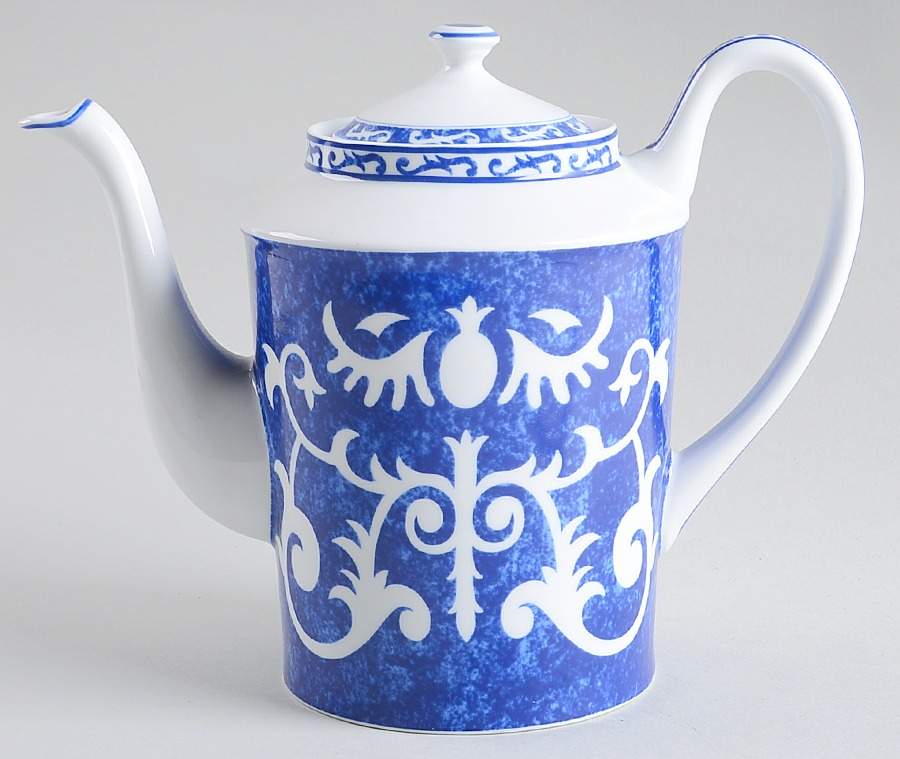 Festival Blue Coffee Pot & Lid by Laure Japy-1