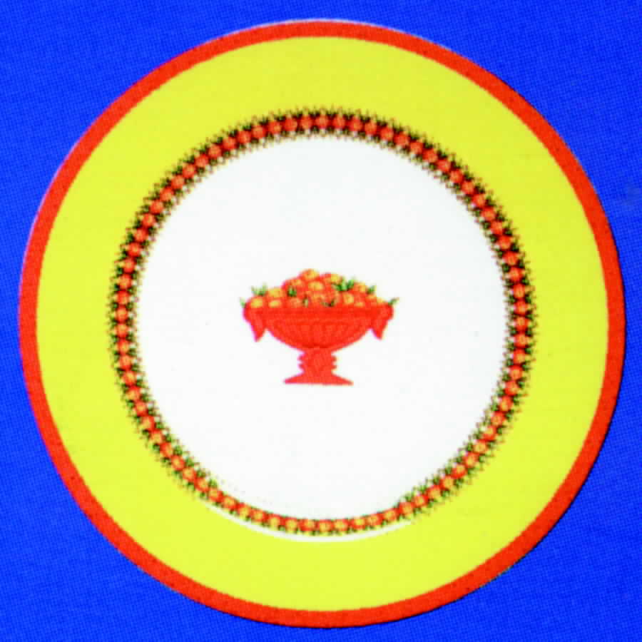 Villa Medicis Salad Plate by Laure Japy-1