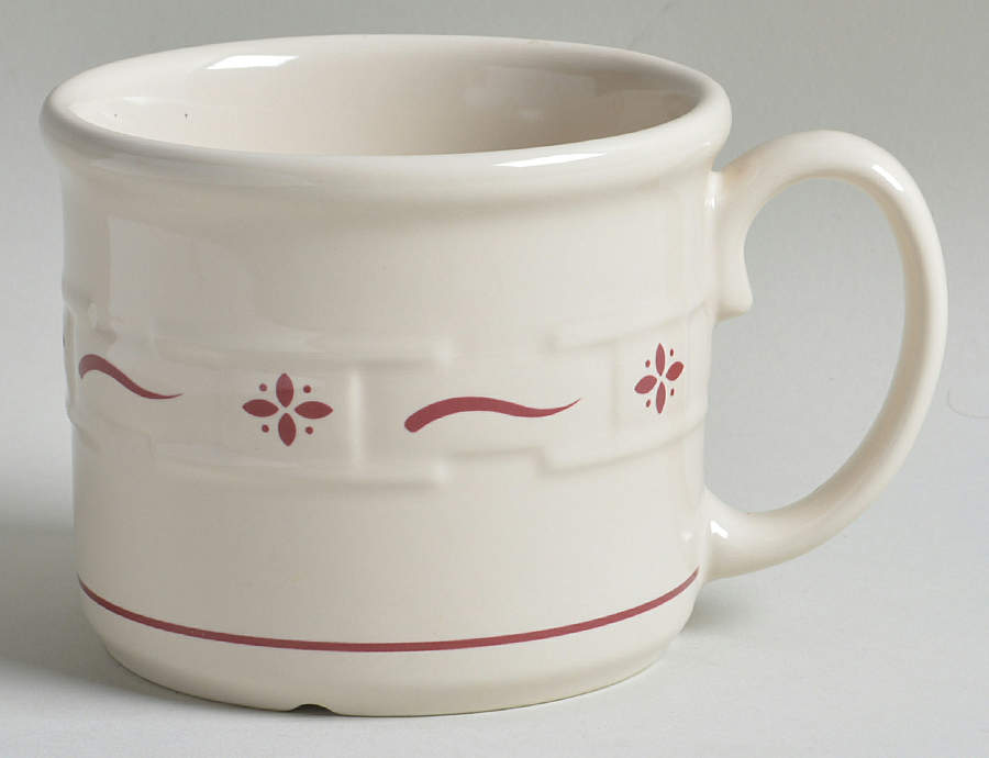 Woven Traditions Red Soup Mug by Longaberger-1