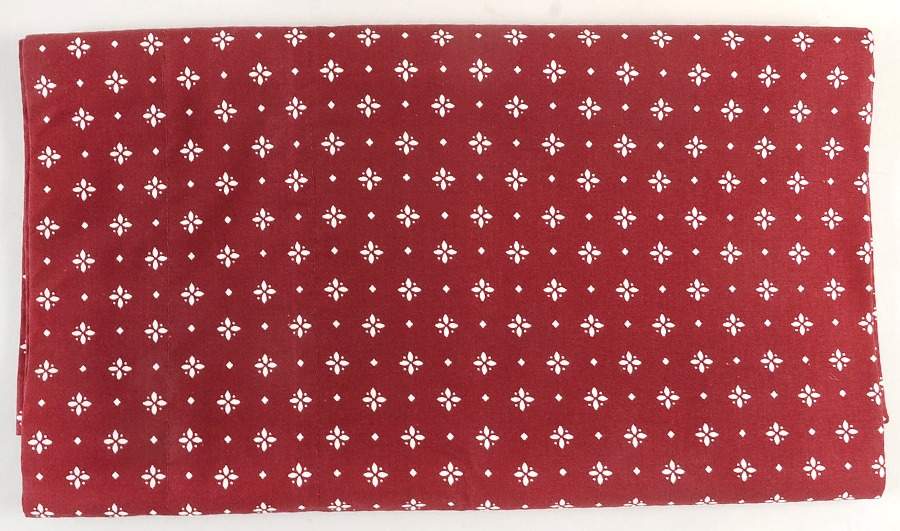 Woven Traditions Red 75" X 18" Curtain/Valance by Longaberger-1