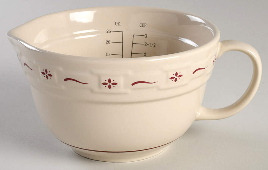 Woven Traditions Red Measuring Cup by Longaberger-1