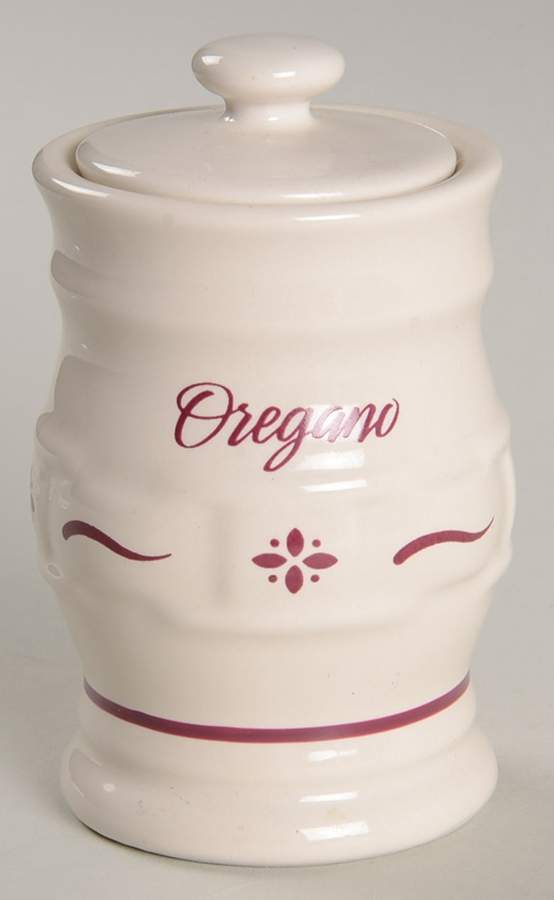 Woven Traditions Red Spice Jar Set Individual Jar & Lid by Longaberger-1