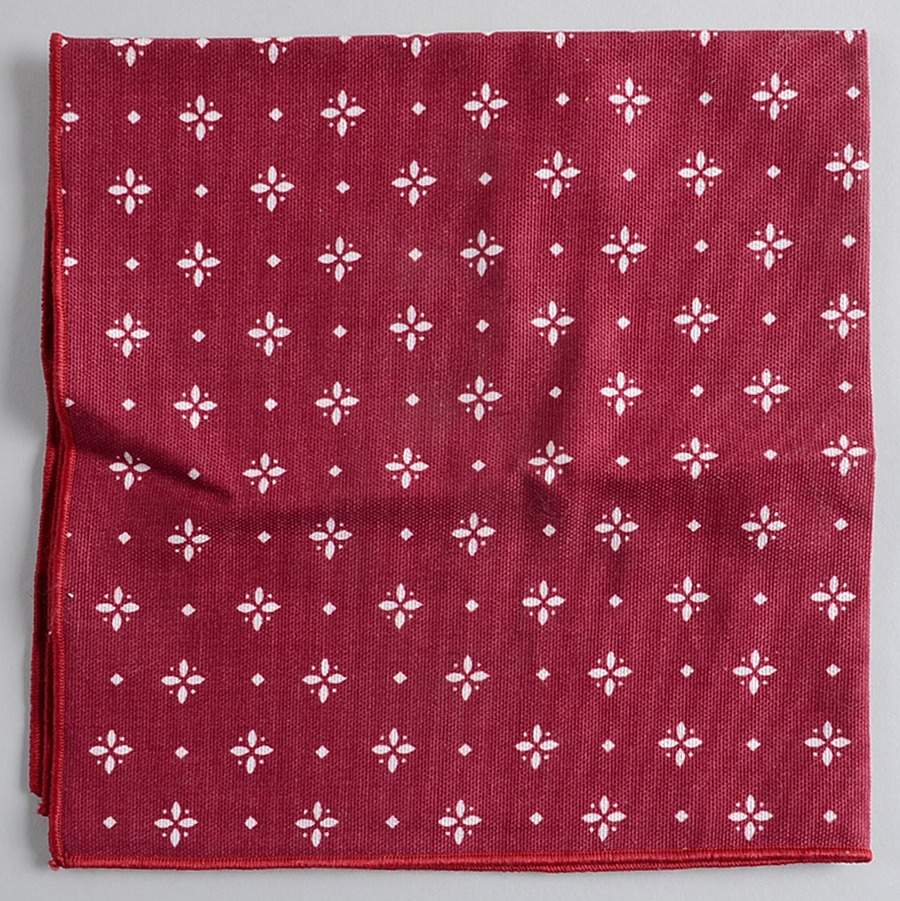 Woven Traditions Red Cloth Napkin by Longaberger-1