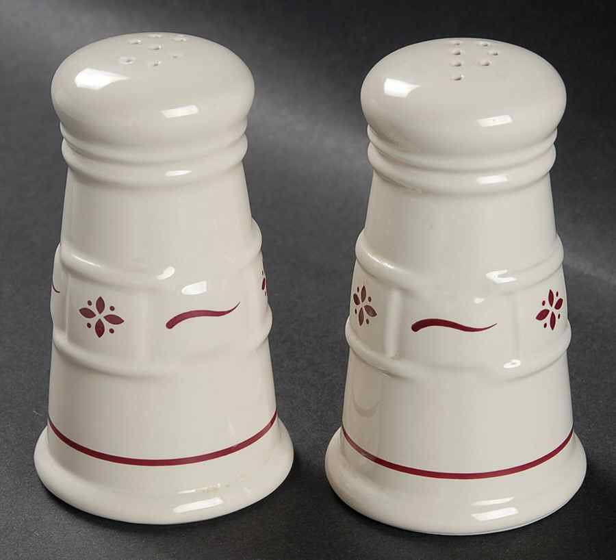 Woven Traditions Red Salt & Pepper Set by Longaberger-1