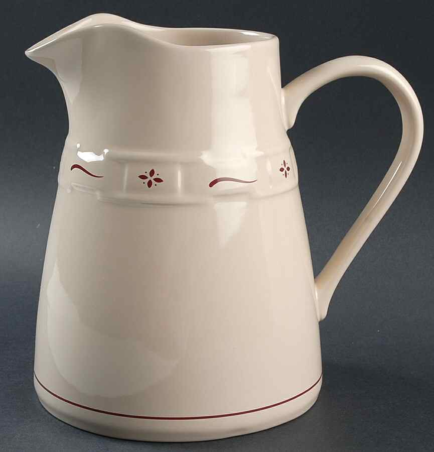 Woven Traditions Red 88 Oz Pitcher by Longaberger-1