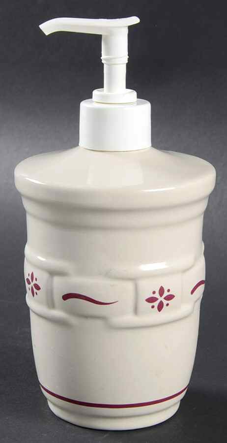 Woven Traditions Red Lotion Dispenser by Longaberger-1
