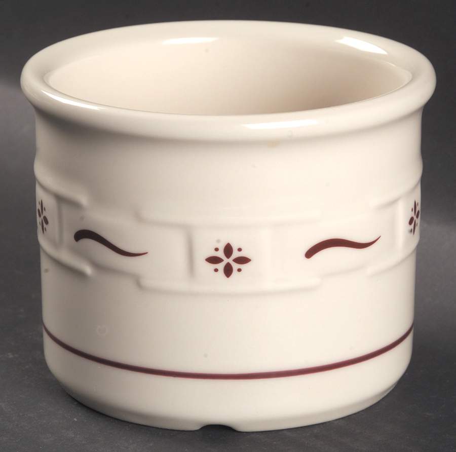 Woven Traditions Red 1 Pint Crock by Longaberger-1
