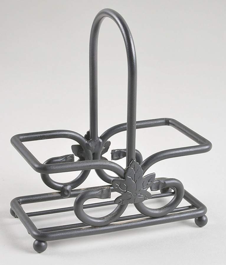 Woven Traditions Red Metal Stand for Salt & Pepper Set (Uses SAPM2) by Longaberger-1