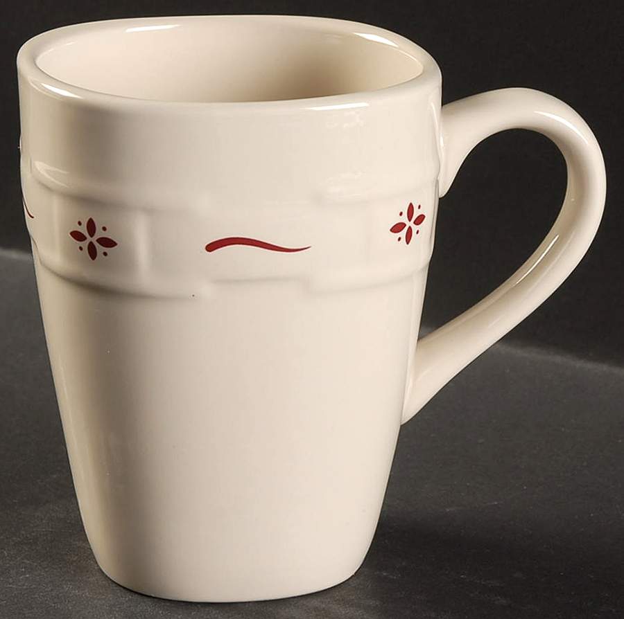 Woven Traditions Red Mug by Longaberger-1
