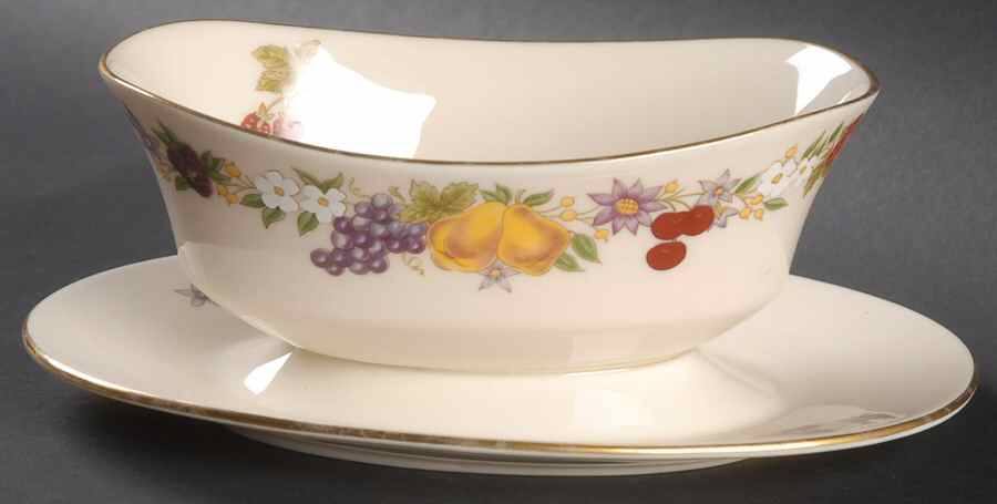 L21 Gravy Boat with Attached Underplate by Lenox-1