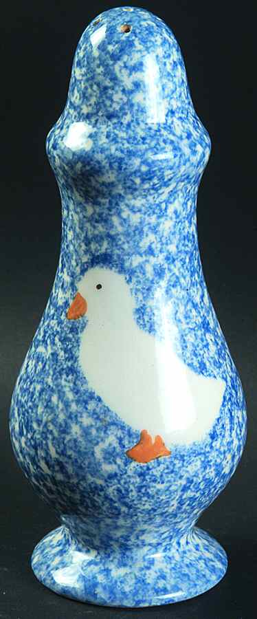 Blue Stipple with Duck Sugar Shaker by Los Angeles-1