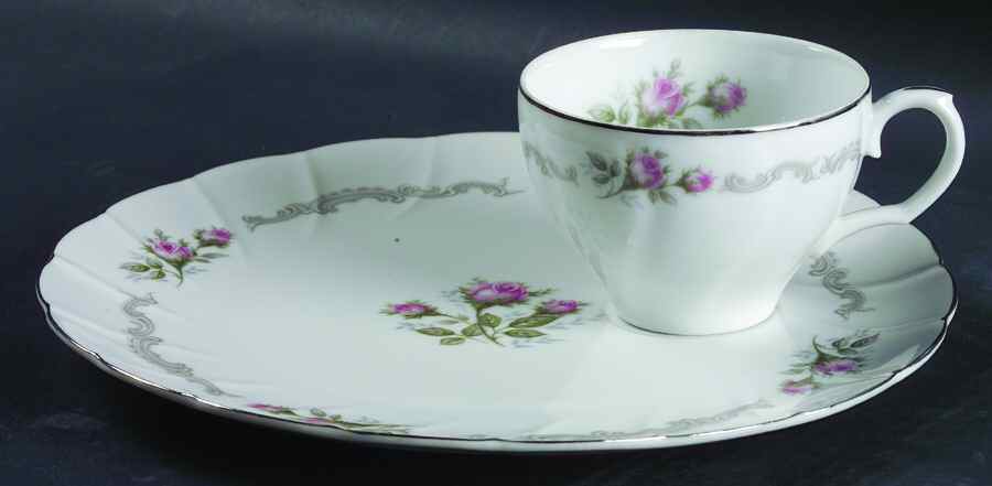 First Love Snack Plate & Cup Set by Laurel (Japan)-1