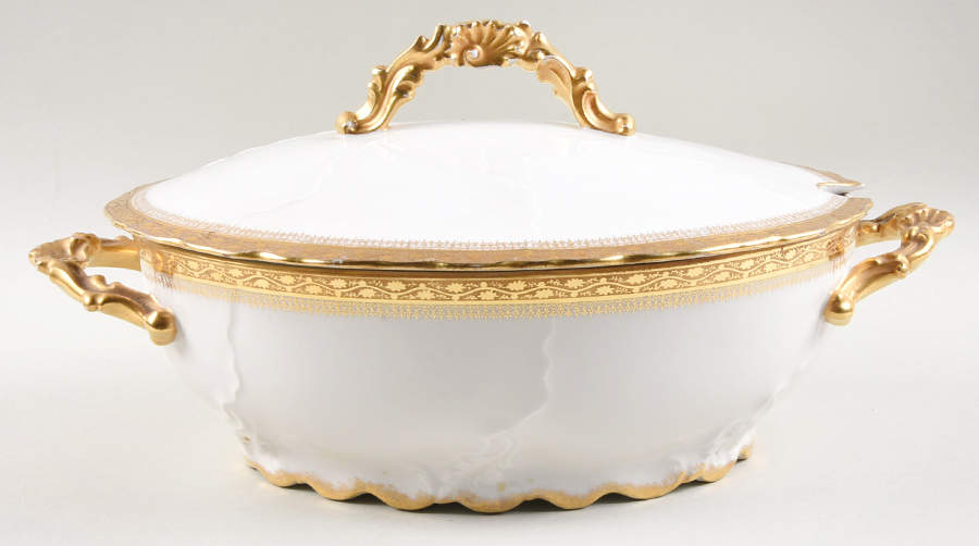 LSS35 Oval Covered Vegetable by Lazarus Straus & Sons-1