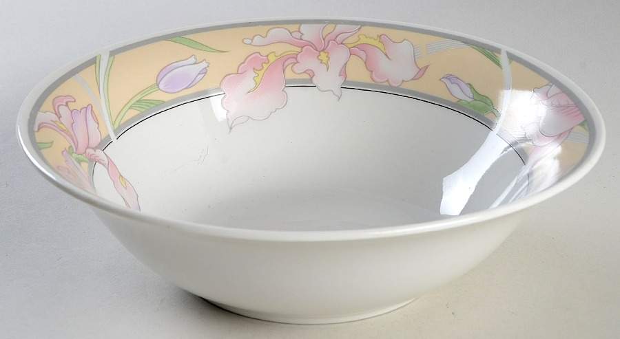 Ciera Royal Iris 9" Round Vegetable Bowl by Lynn's China-1