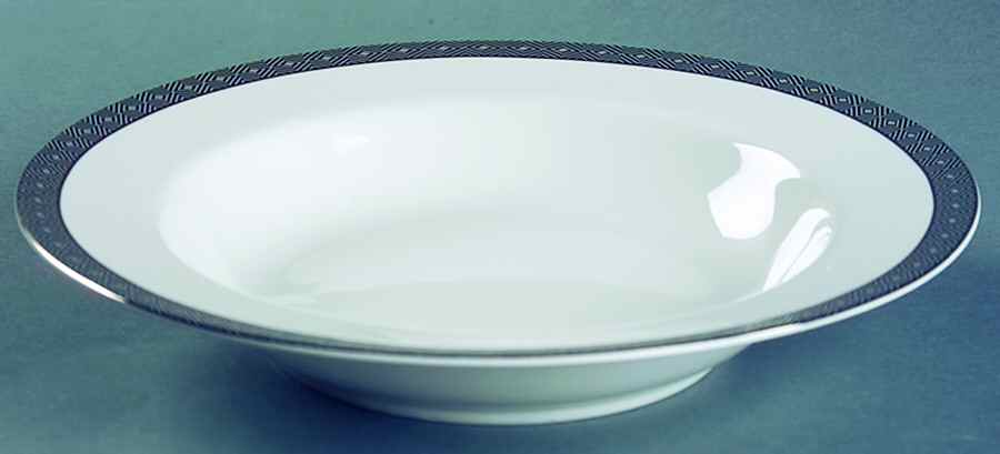 Macclesfield Large Rim Soup Bowl by Ralph Lauren China-1