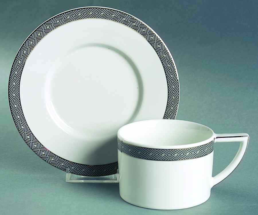 Macclesfield Flat Cup & Saucer Set by Ralph Lauren China-1