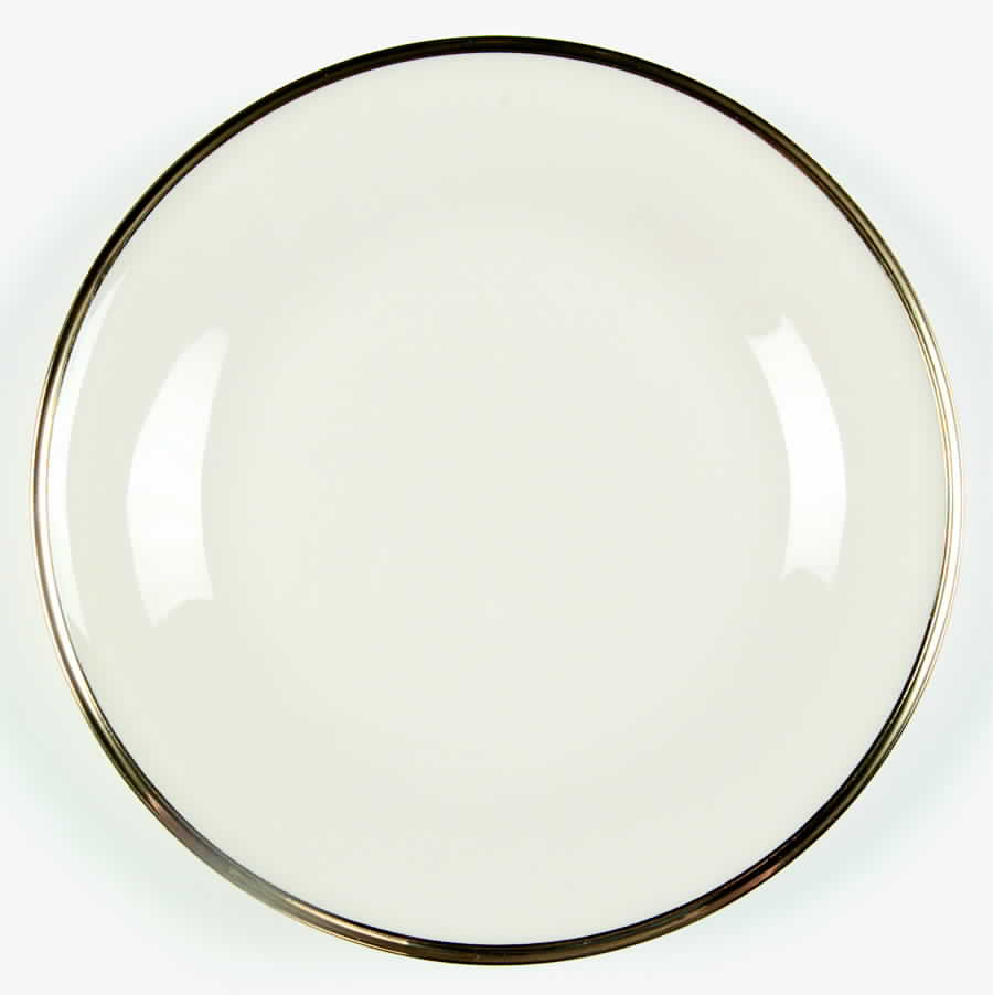 Dimension Gold Dessert Plate/Cream Soup Saucer for Footed Bowl by Lenox-1