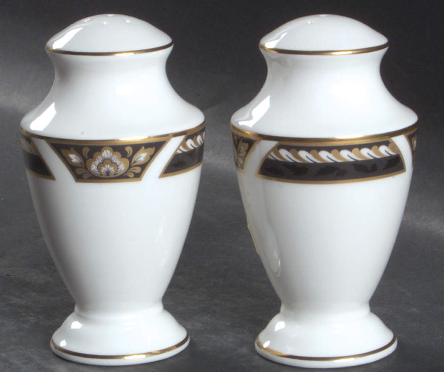 Golden Dynasty (White Background) Salt & Pepper Set by Lenox-1