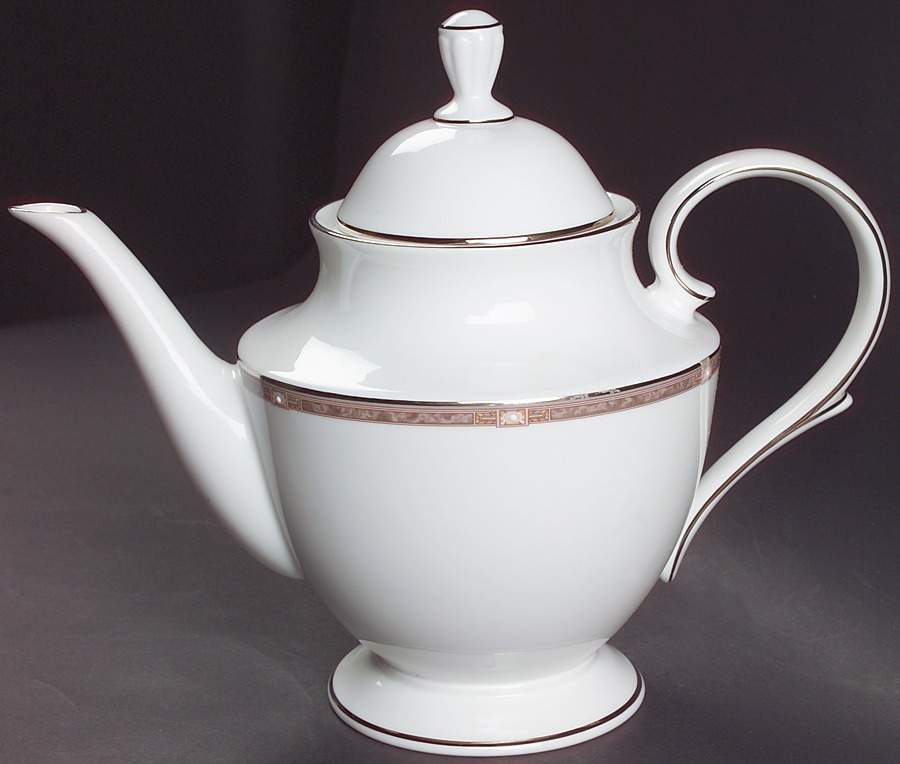 Pearlescence Platinum Teapot & Lid by Lenox-1