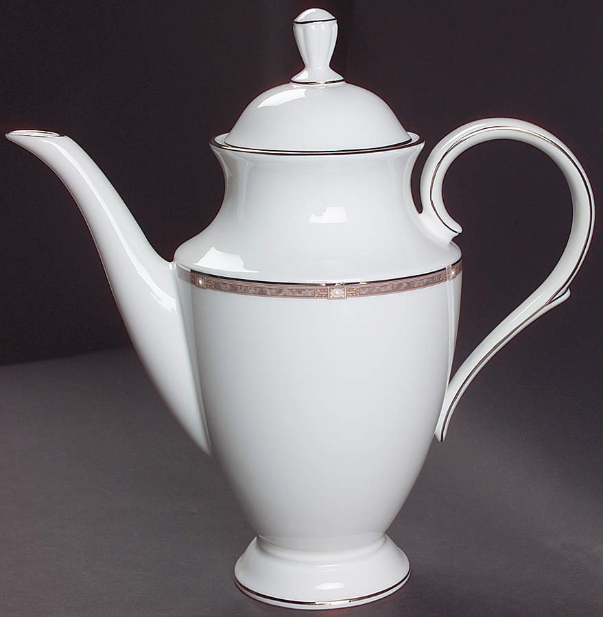 Pearlescence Platinum Coffee Pot & Lid by Lenox-1