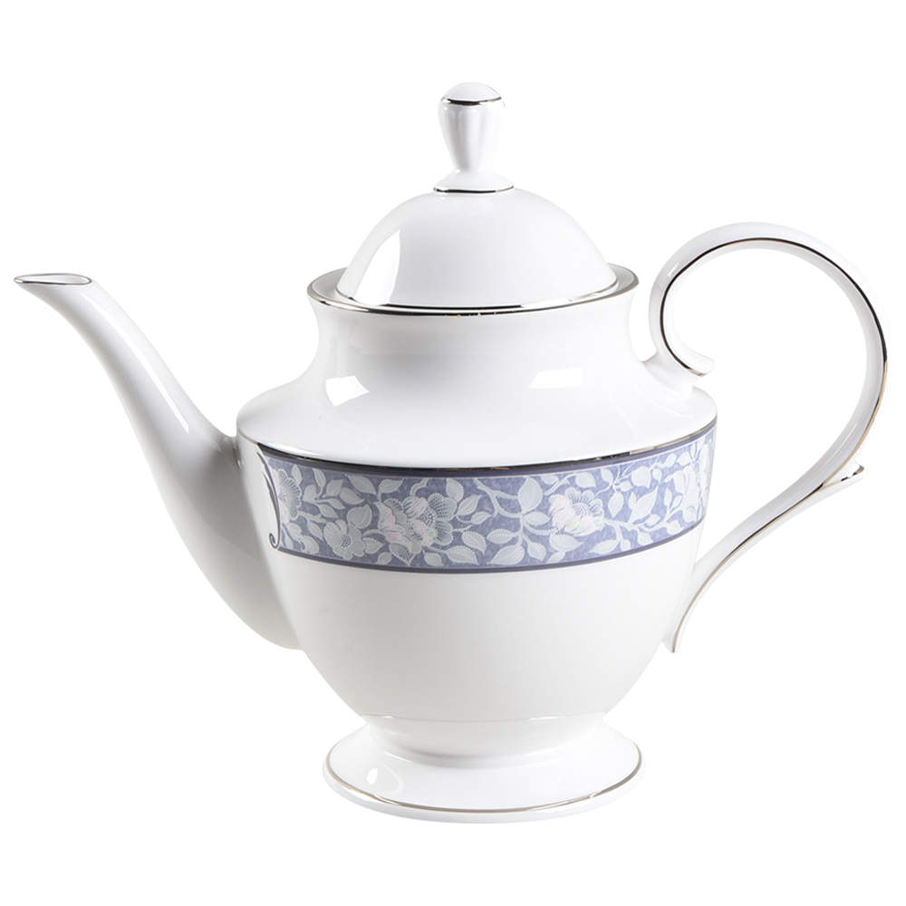 Vintage Lace Teapot & Lid by Lenox-1