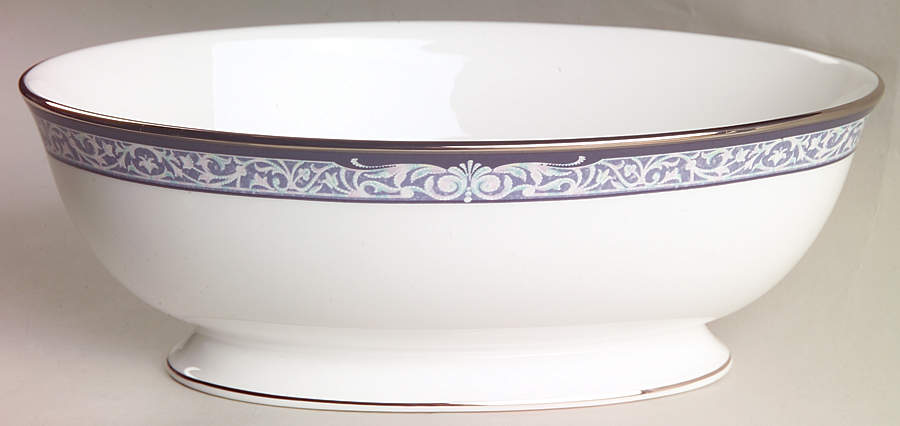 Vintage Lace 9" Oval Vegetable Bowl by Lenox-1