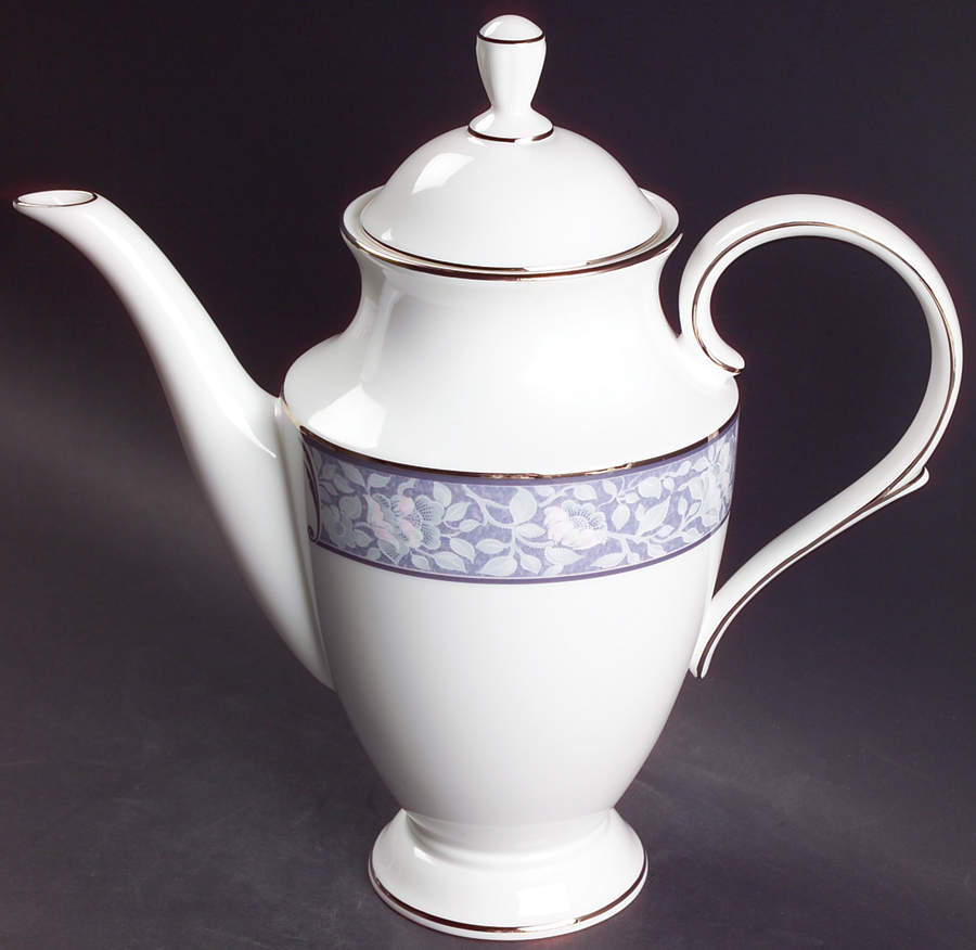 Vintage Lace Coffee Pot & Lid by Lenox-1