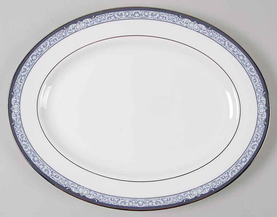 Vintage Lace 13" Oval Serving Platter by Lenox-1